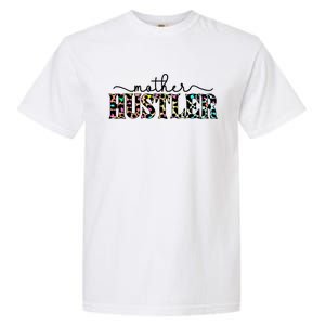 Mother Hustler Neon Cheetah Print Gift For Mom Garment-Dyed Heavyweight T-Shirt