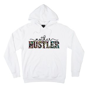 Mother Hustler Neon Cheetah Print Gift For Mom Hoodie