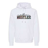 Mother Hustler Neon Cheetah Print Gift For Mom Premium Hoodie