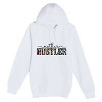 Mother Hustler Neon Cheetah Print Gift For Mom Premium Pullover Hoodie