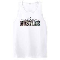 Mother Hustler Neon Cheetah Print Gift For Mom PosiCharge Competitor Tank