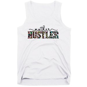 Mother Hustler Neon Cheetah Print Gift For Mom Tank Top