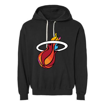 Miami Heat New Era Garment-Dyed Fleece Hoodie