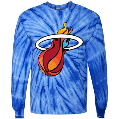 Miami Heat New Era Tie-Dye Long Sleeve Shirt