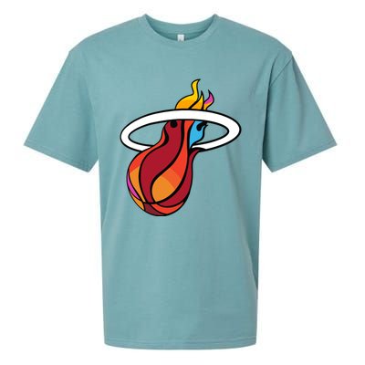 Miami Heat New Era Sueded Cloud Jersey T-Shirt