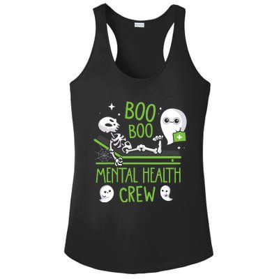 Mental Health Nurse Psych Boo Boo Crew Nursing Halloween Ladies PosiCharge Competitor Racerback Tank