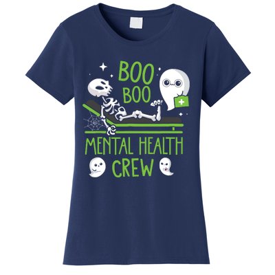 Mental Health Nurse Psych Boo Boo Crew Nursing Halloween Women's T-Shirt