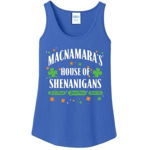 Mcnamara House Of Shenanigans Personalized St Patricks Day Cool Gift Ladies Essential Tank