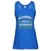 Mcnamara House Of Shenanigans Personalized St Patricks Day Cool Gift Ladies Essential Flowy Tank