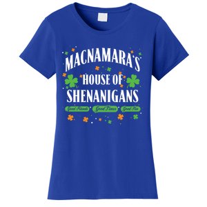 Mcnamara House Of Shenanigans Personalized St Patricks Day Cool Gift Women's T-Shirt