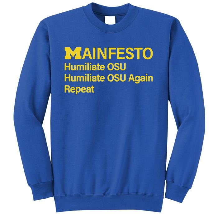 Manifesto Humiliate Osu Humiliate Osu Again Repeat Sweatshirt