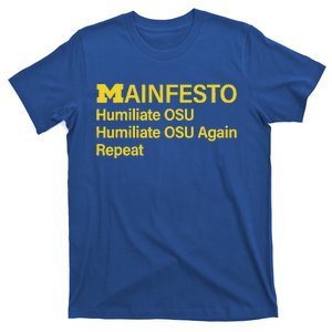 Manifesto Humiliate Osu Humiliate Osu Again Repeat T-Shirt