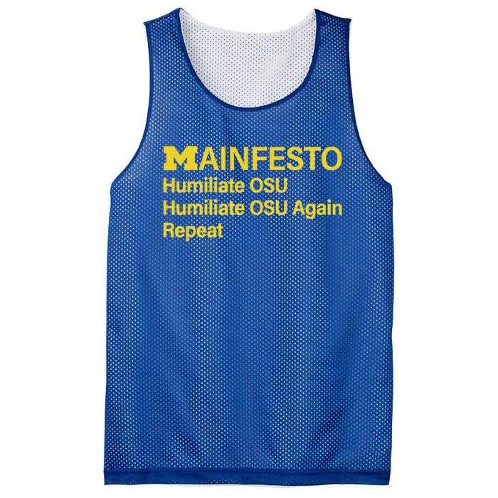 Manifesto Humiliate Osu Humiliate Osu Again Repeat Mesh Reversible Basketball Jersey Tank