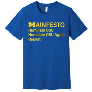 Manifesto Humiliate Osu Humiliate Osu Again Repeat Premium T-Shirt