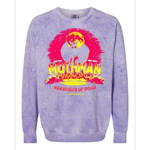 Mothman Harbinger Of Doom! Colorblast Crewneck Sweatshirt