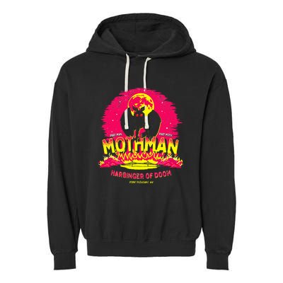 Mothman Harbinger Of Doom! Garment-Dyed Fleece Hoodie