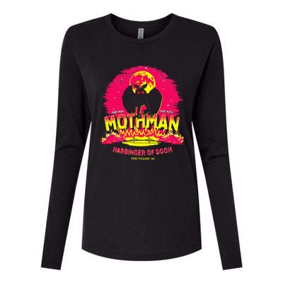 Mothman Harbinger Of Doom! Womens Cotton Relaxed Long Sleeve T-Shirt