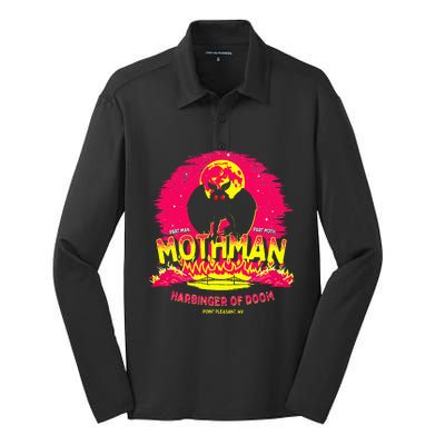 Mothman Harbinger Of Doom! Silk Touch Performance Long Sleeve Polo