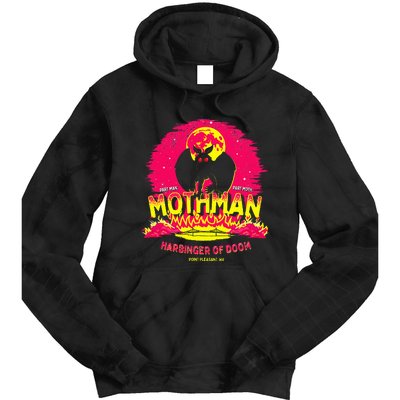 Mothman Harbinger Of Doom! Tie Dye Hoodie