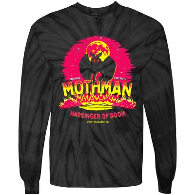 Mothman Harbinger Of Doom! Tie-Dye Long Sleeve Shirt