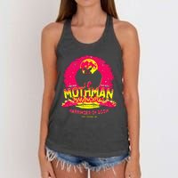 Mothman Harbinger Of Doom! Women's Knotted Racerback Tank