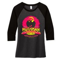 Mothman Harbinger Of Doom! Women's Tri-Blend 3/4-Sleeve Raglan Shirt