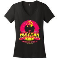 Mothman Harbinger Of Doom! Women's V-Neck T-Shirt