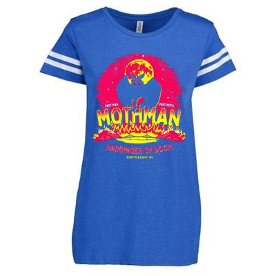 Mothman Harbinger Of Doom! Enza Ladies Jersey Football T-Shirt