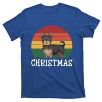 Matching Holiday Outfits Retro Yorkshire Terrier Christmas Gift T-Shirt