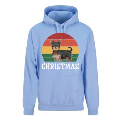 Matching Holiday Outfits Retro Yorkshire Terrier Christmas Gift Unisex Surf Hoodie