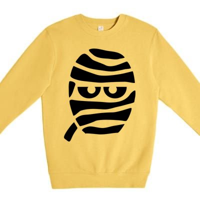 Mummy Halloween Outfit Mummy Meaningful Gift Premium Crewneck Sweatshirt