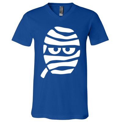 Mummy Halloween Outfit Mummy Meaningful Gift V-Neck T-Shirt