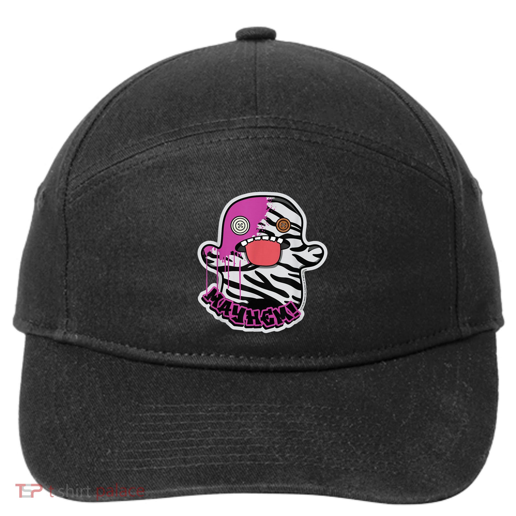 May Hem Oogah Boogah Zebra Paint Splat 7-Panel Snapback Hat