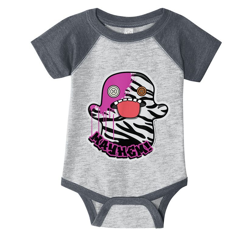 May Hem Oogah Boogah Zebra Paint Splat Infant Baby Jersey Bodysuit