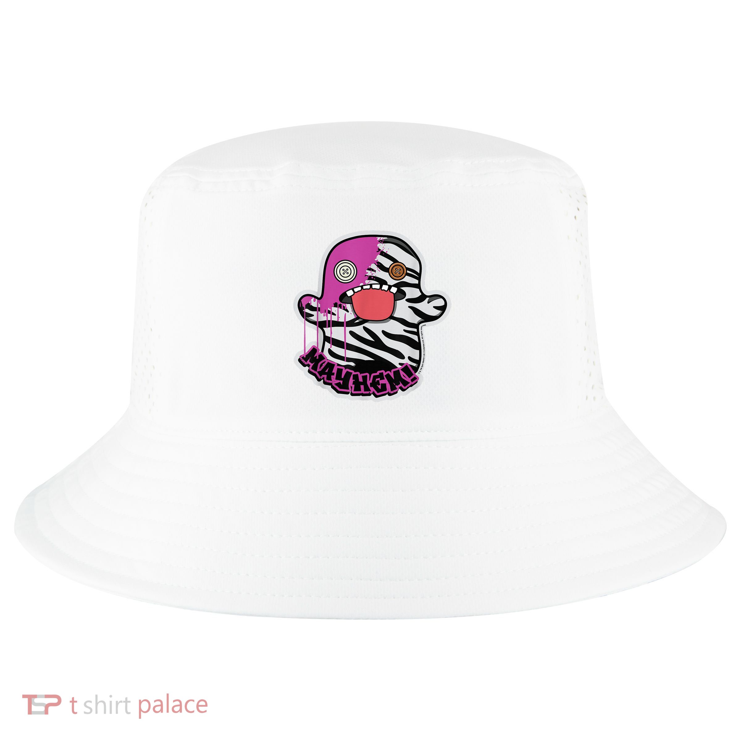 May Hem Oogah Boogah Zebra Paint Splat Cool Comfort Performance Bucket Hat