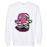 May Hem Oogah Boogah Zebra Paint Splat Garment-Dyed Sweatshirt
