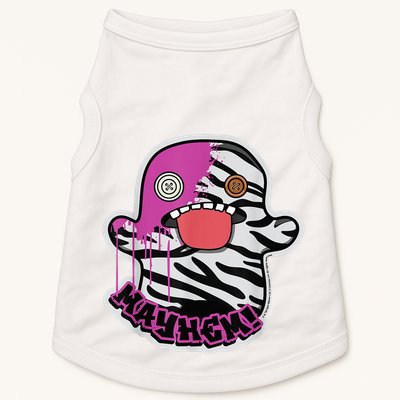 May Hem Oogah Boogah Zebra Paint Splat Doggie Tank