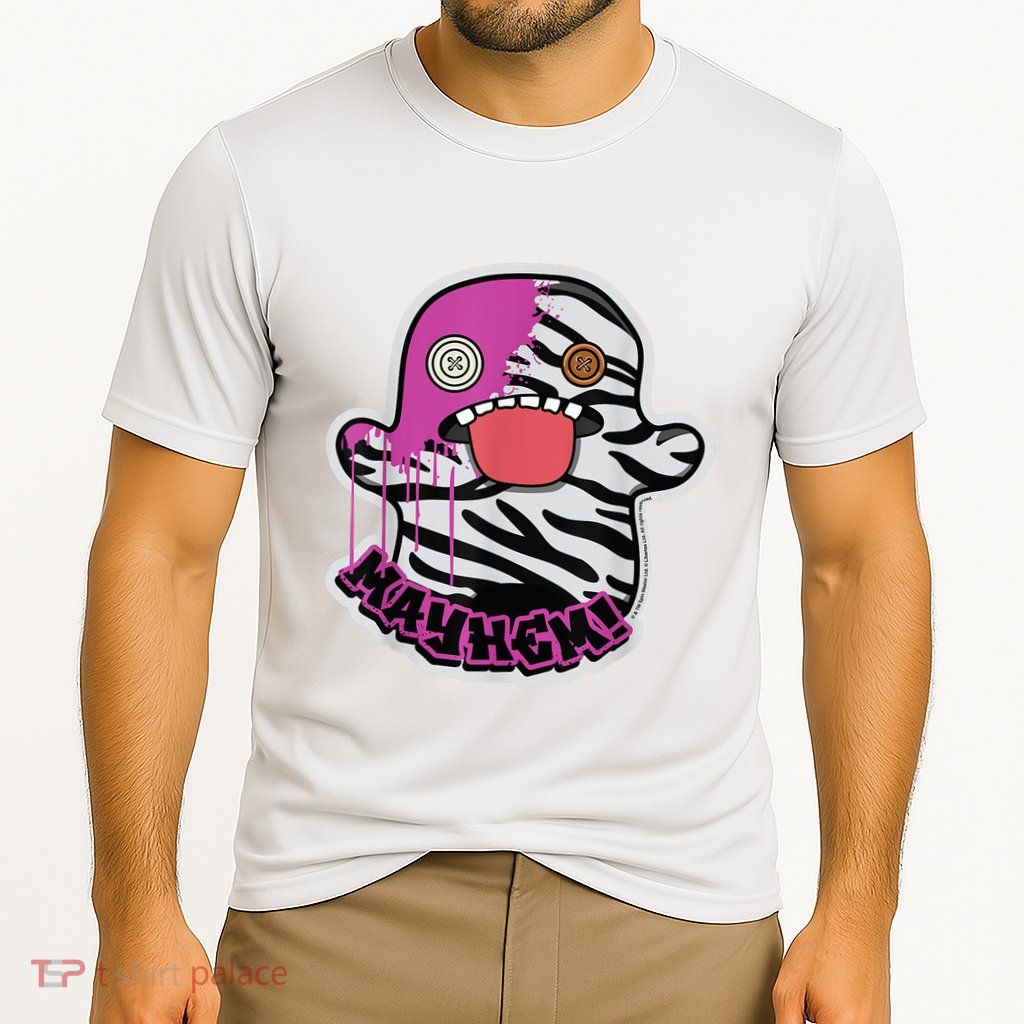 May Hem Oogah Boogah Zebra Paint Splat Performance Shirt