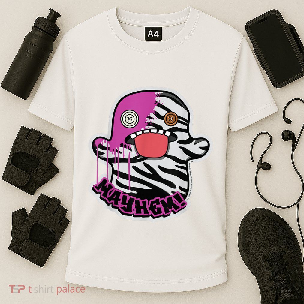 May Hem Oogah Boogah Zebra Paint Splat Performance Shirt