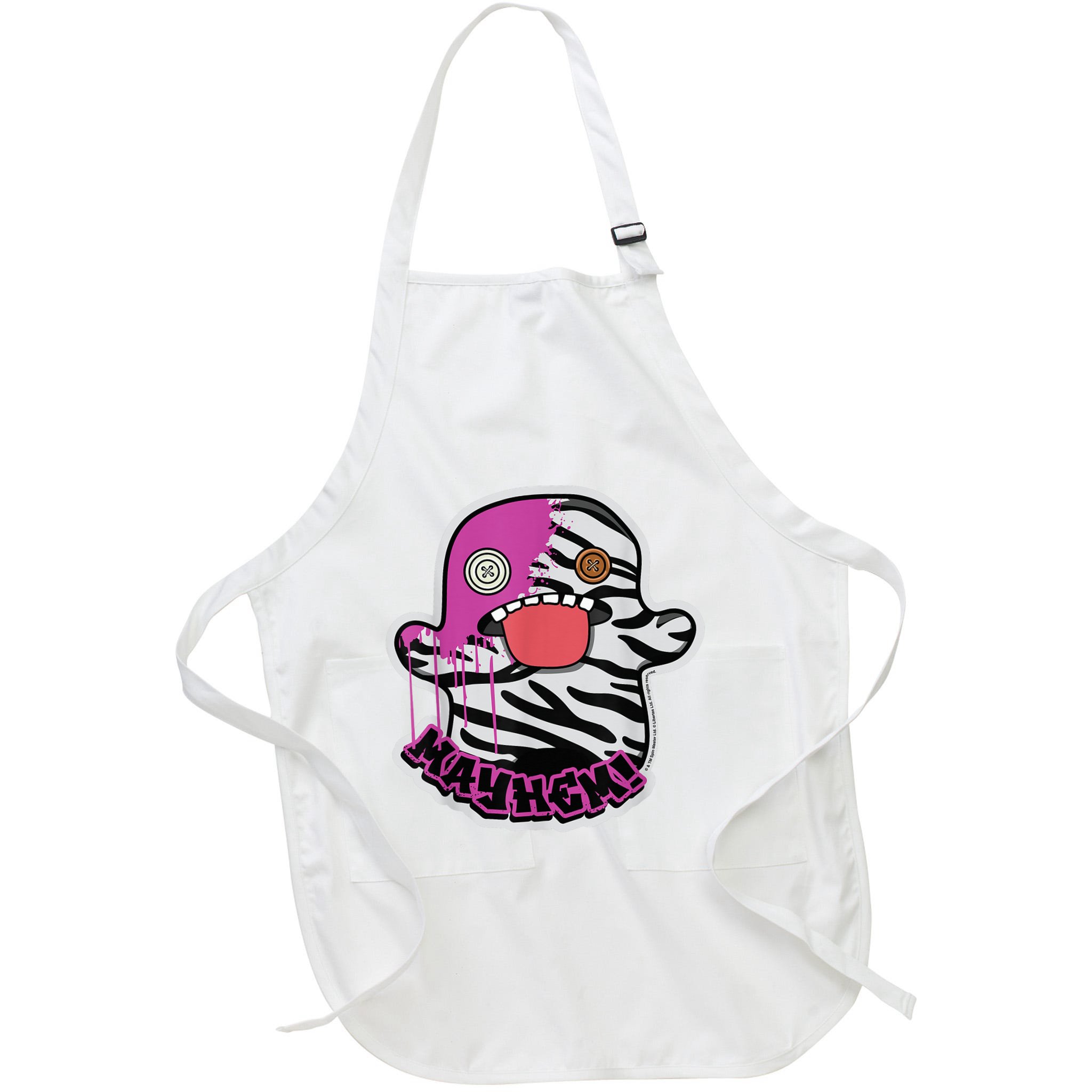 May Hem Oogah Boogah Zebra Paint Splat Apron