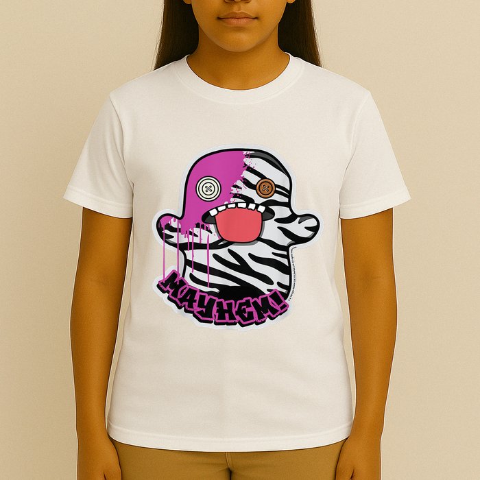 May Hem Oogah Boogah Zebra Paint Splat T-Shirt