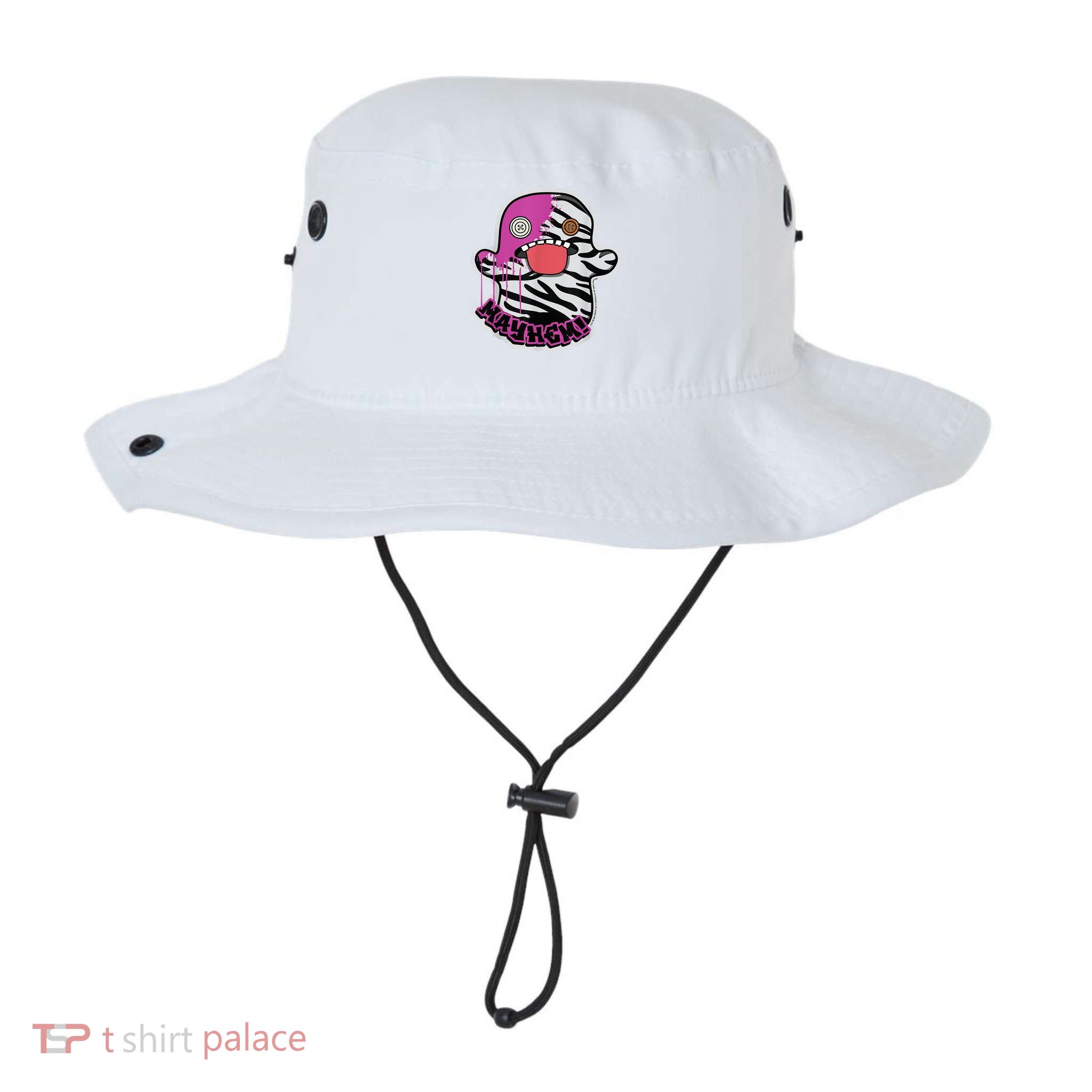 May Hem Oogah Boogah Zebra Paint Splat Bucket Hat