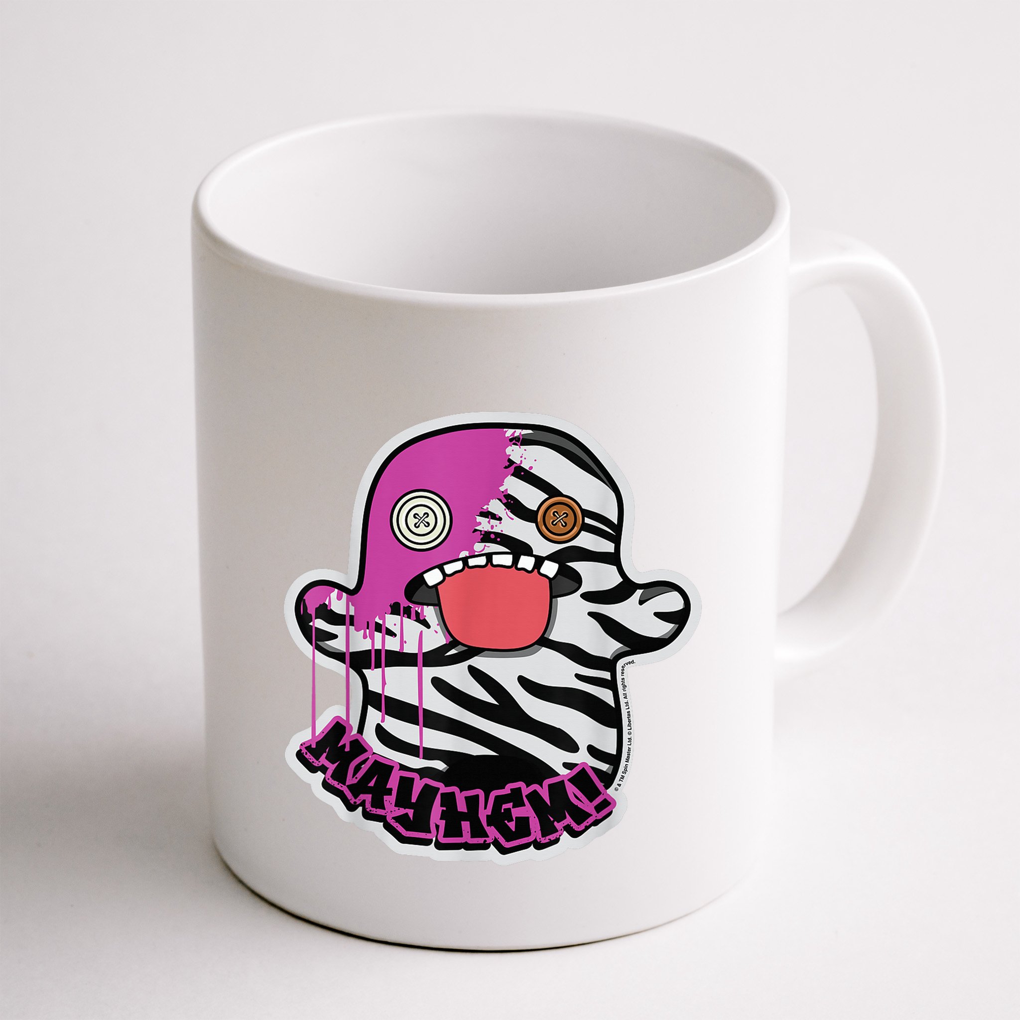 May Hem Oogah Boogah Zebra Paint Splat Mug