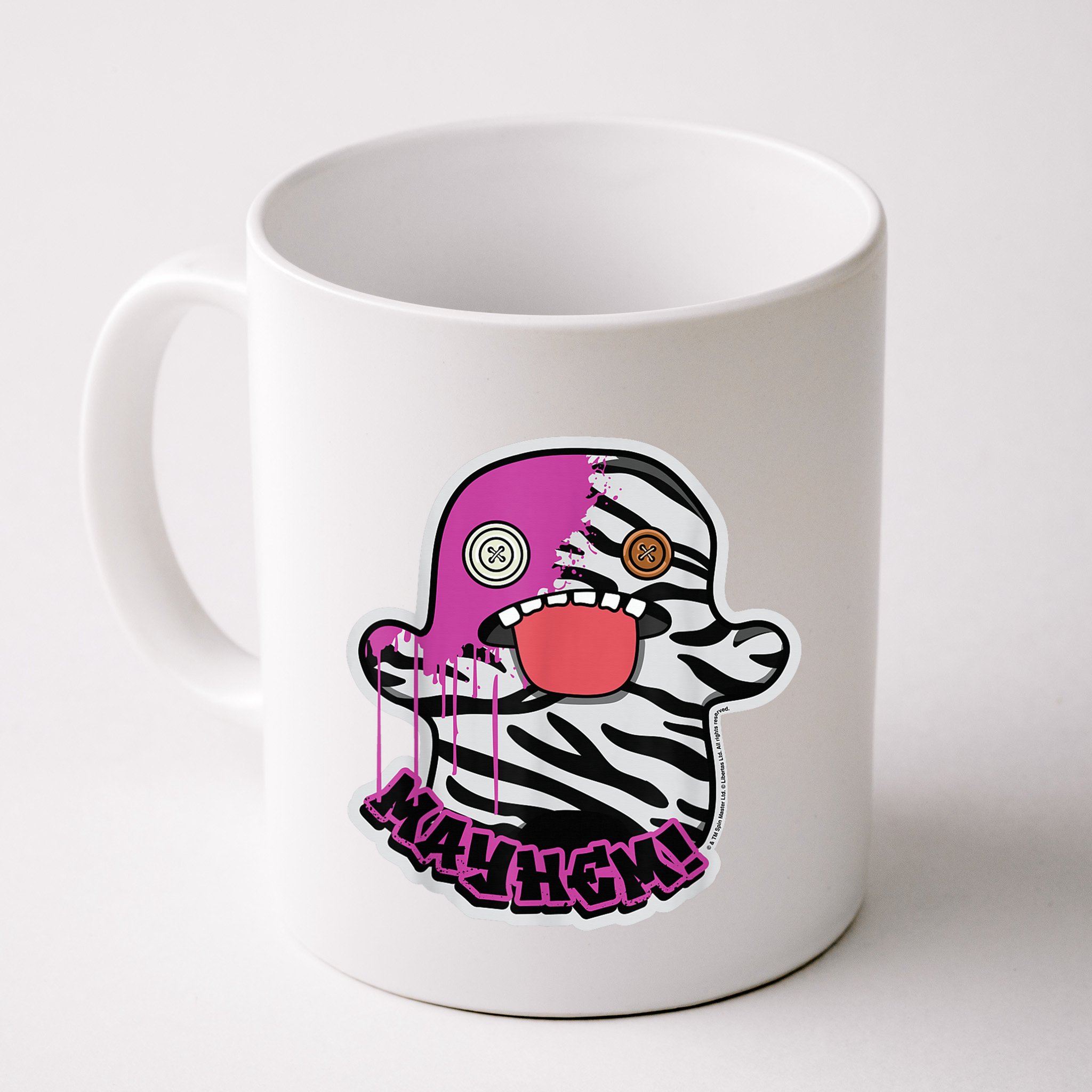 May Hem Oogah Boogah Zebra Paint Splat Mug