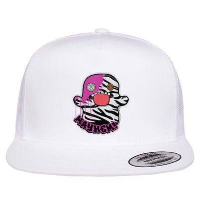 May Hem Oogah Boogah Zebra Paint Splat Flatbill Hat