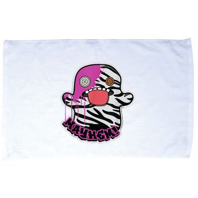 May Hem Oogah Boogah Zebra Paint Splat Microfiber Hand Towel