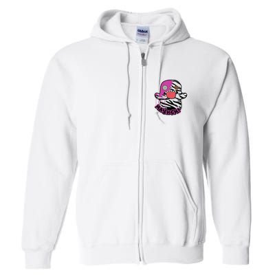 May Hem Oogah Boogah Zebra Paint Splat Full Zip Hoodie