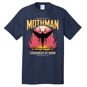 Mothman Harbinger Of Doom Cryptid Legends Graphic Mysterious Tall T-Shirt