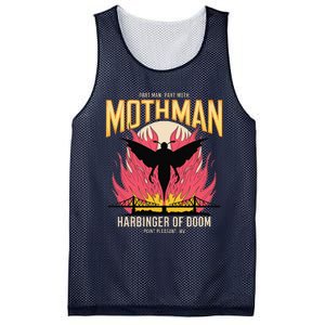 Mothman Harbinger Of Doom Cryptid Legends Graphic Mysterious Mesh Reversible Basketball Jersey Tank