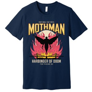 Mothman Harbinger Of Doom Cryptid Legends Graphic Mysterious Premium T-Shirt